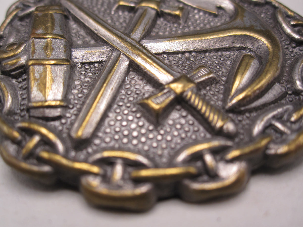 Verwundetenabzeichen in Silber / mattweiß 1918 der KRIEGSMARINE