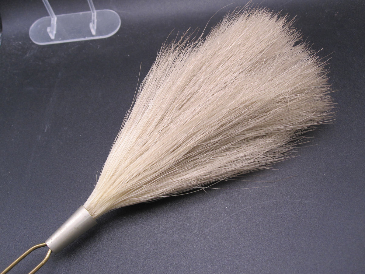Original f. Husarenmütze Paradestutz Rosshaarbusch Uniformteil Pelzmütze Garde