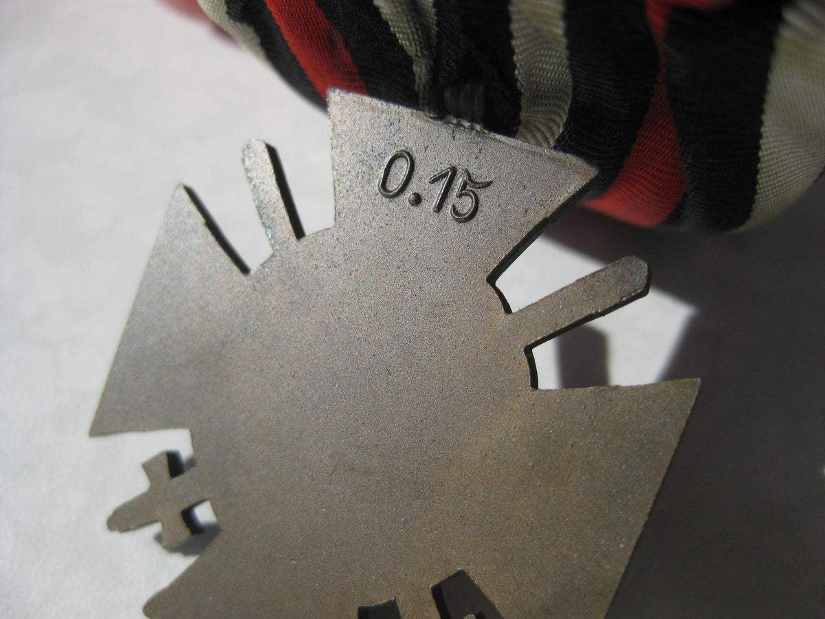 1er Ordensspange Ehrenkreuz für Frontkämpfer Hersteller: O 15