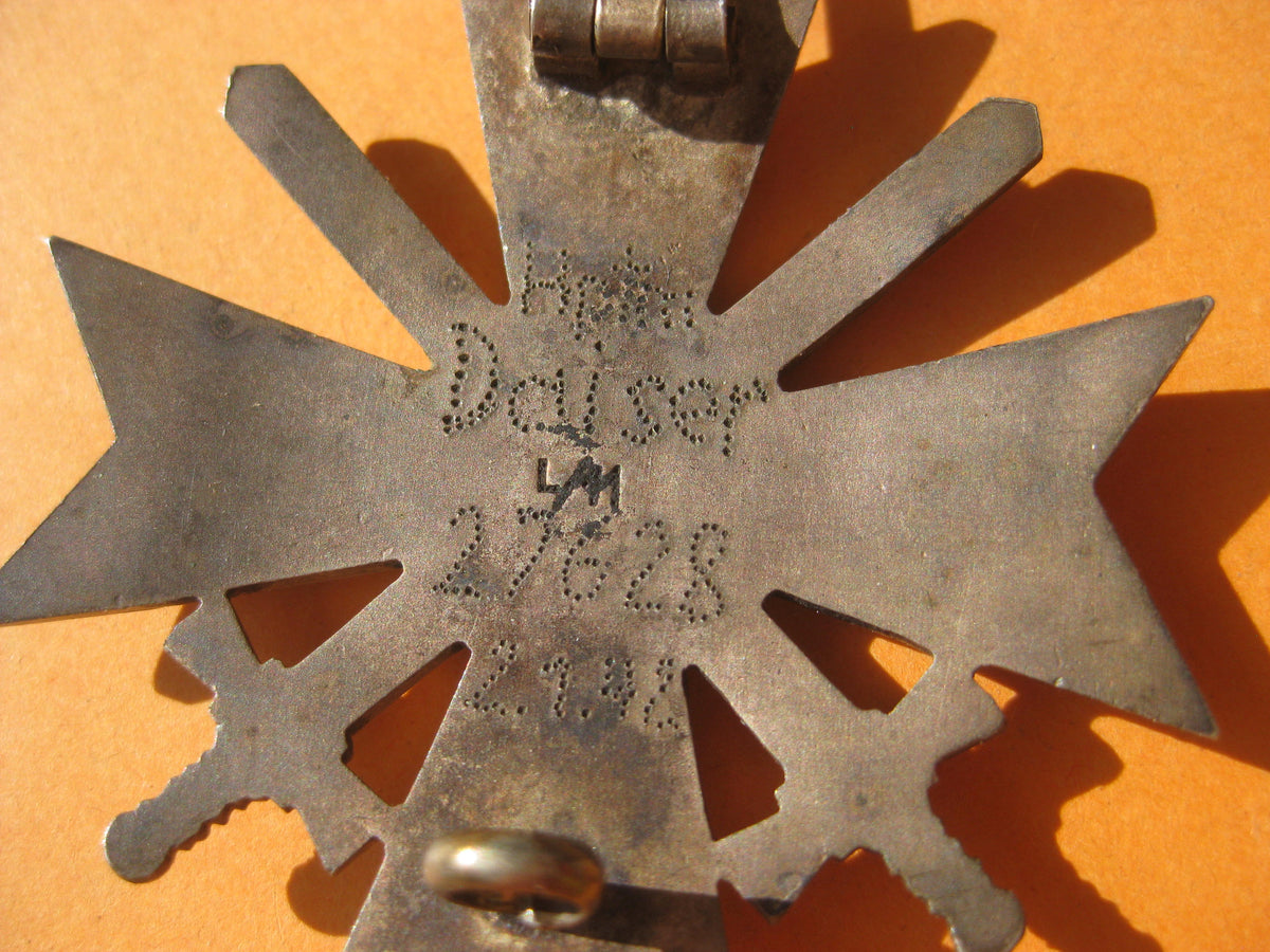 Kriegsverdienstkreuz 1.Klasse mit Schwertern (KVK1/39) Buntmetall