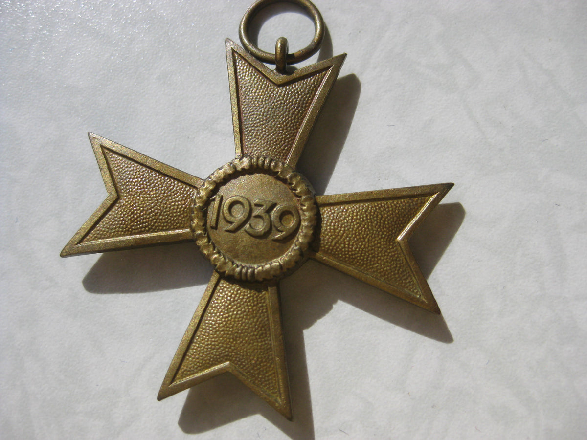 Kriegsverdienstkreuz 2.Klasse OHNE Schwertern KVK2/39 in Verleihungstüte Bury &amp; Leonard Hanau