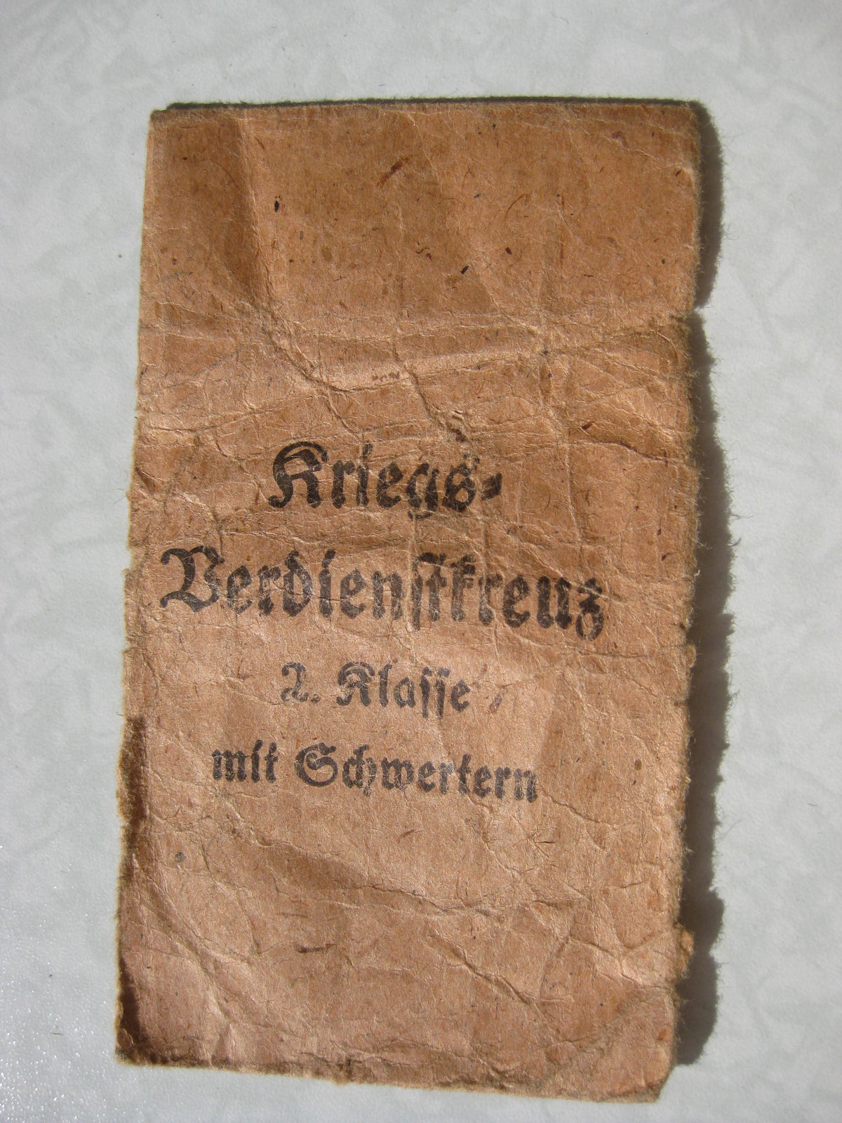 Kriegsverdienstkreuz 2.Klasse mit Schwertern (KVK2/39) in Verleihungstüte Mint Condition
