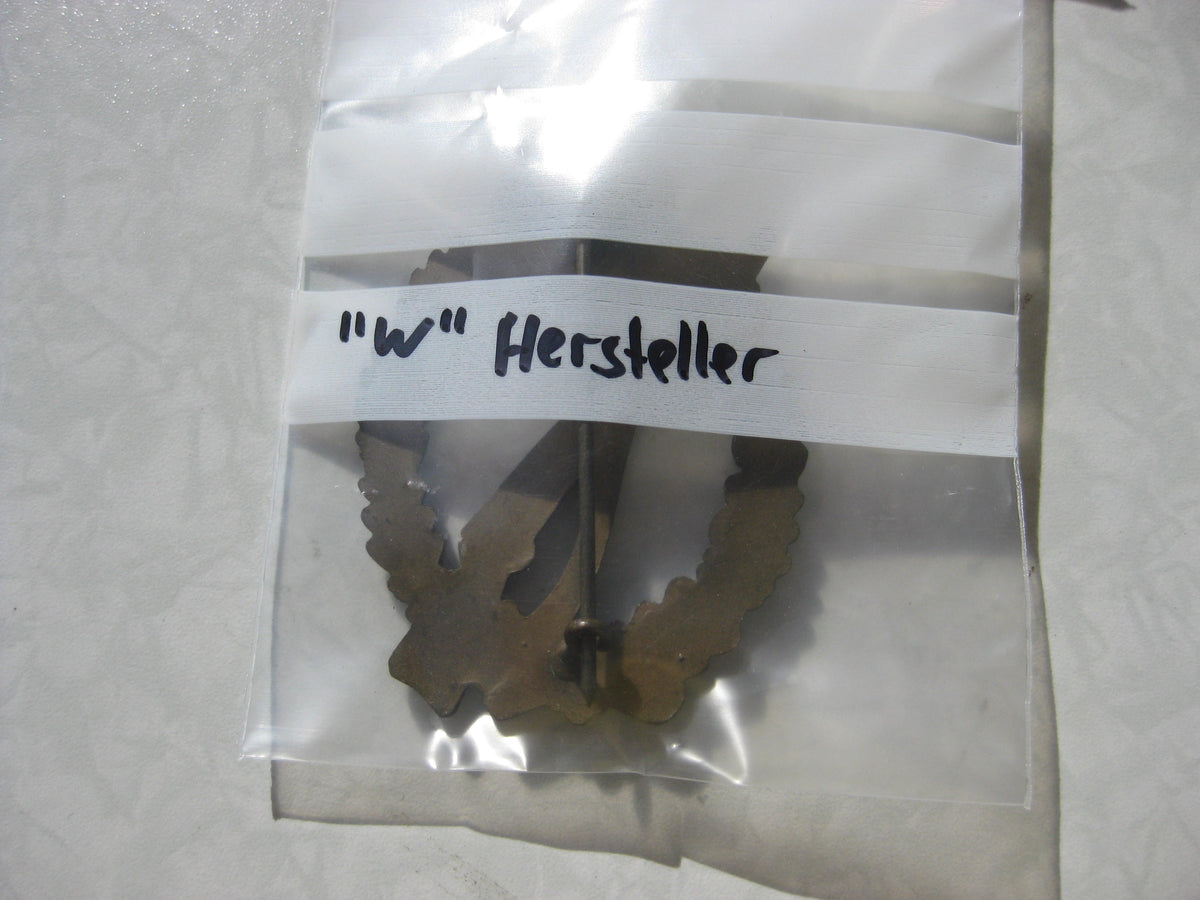 !!! BUNTMETALL !!!  Infanterie Sturmabzeichen (ISA) des Heeres in Bronze Mint Condition