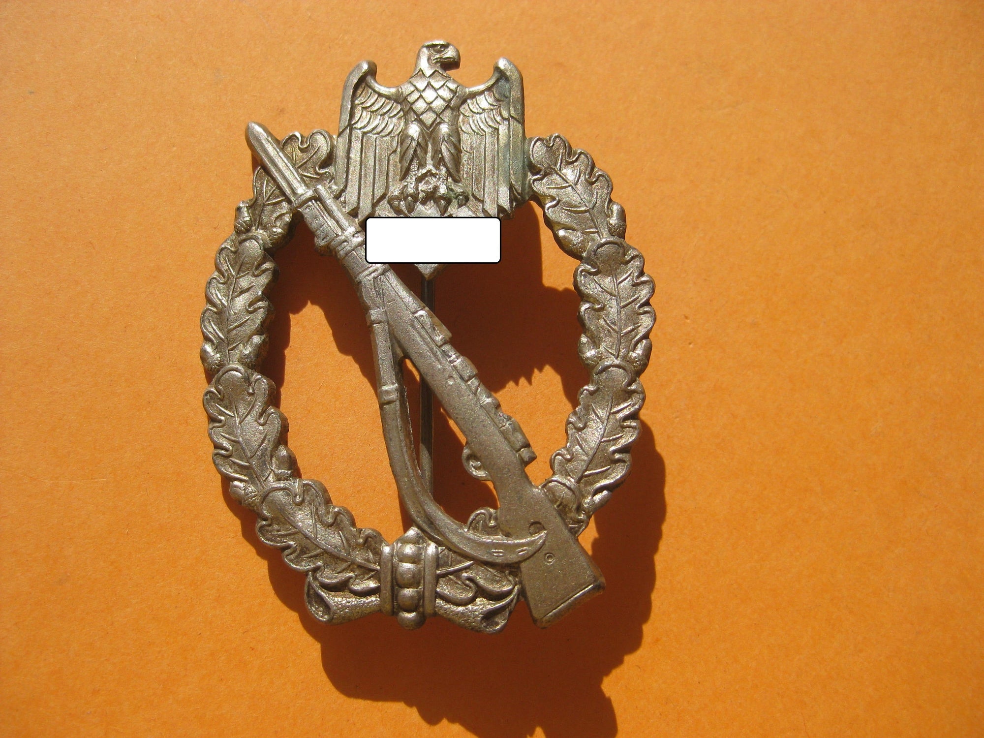 Infanteriesturmabzeichen in Silber (ISA) unmarkiertes Stück von DESCHLER MINT CONDITION