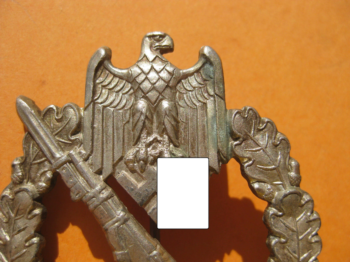 Infanteriesturmabzeichen in Silber (ISA) unmarkiertes Stück von DESCHLER MINT CONDITION