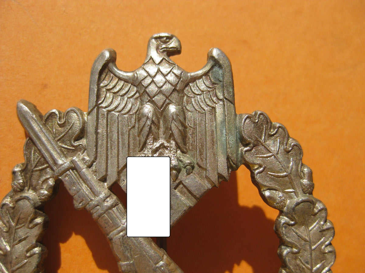 Infanteriesturmabzeichen in Silber (ISA) unmarkiertes Stück von DESCHLER MINT CONDITION