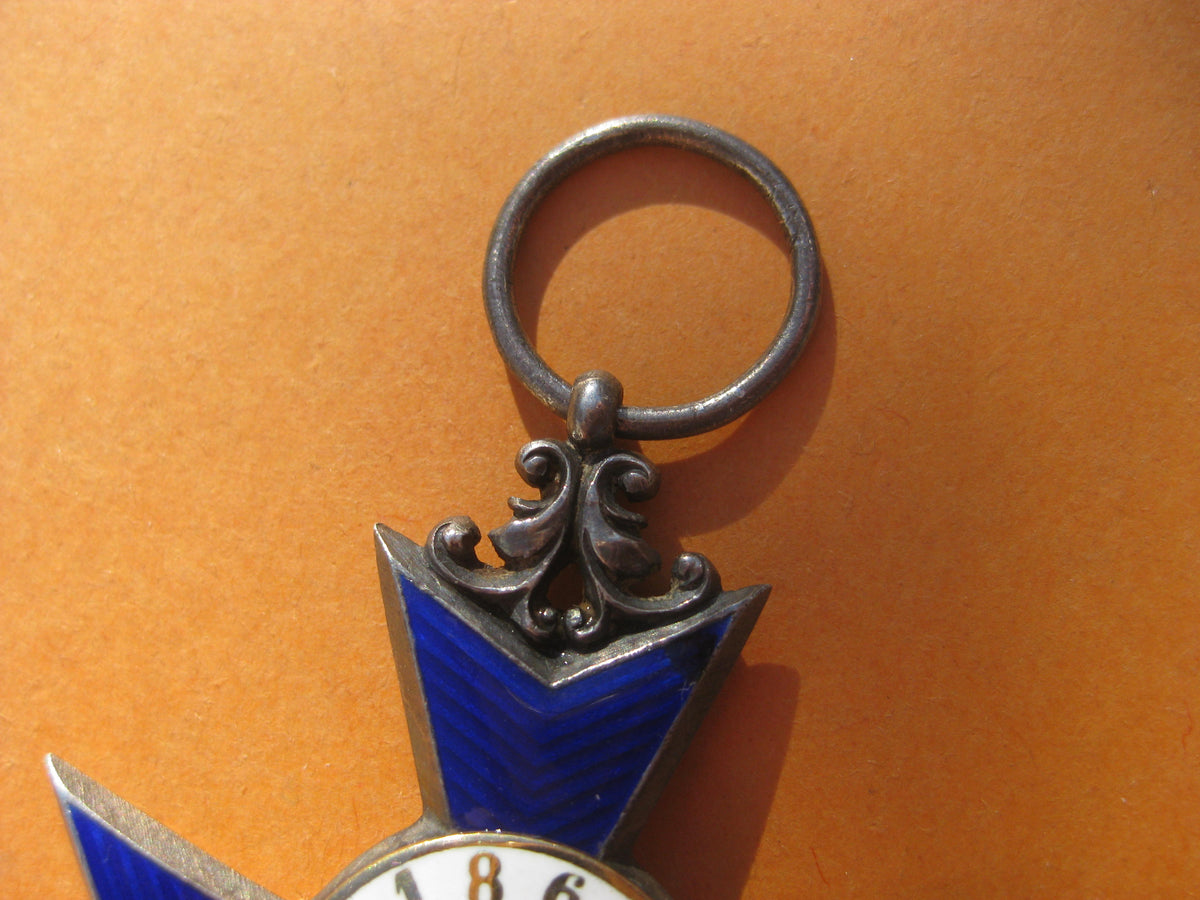 Bayern Militärverdienstkreuz des Militärverdienstordens 1.MODELL OHNE FLAMMEN !! 1866 - 1905 MVO MVK