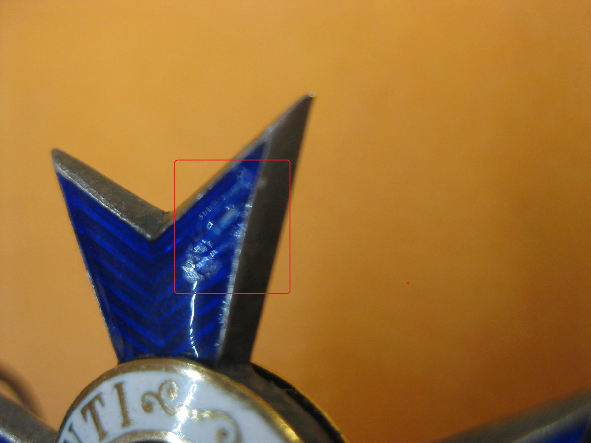 Bayern Militärverdienstkreuz des Militärverdienstordens 1.MODELL OHNE FLAMMEN !! 1866 - 1905 MVO MVK