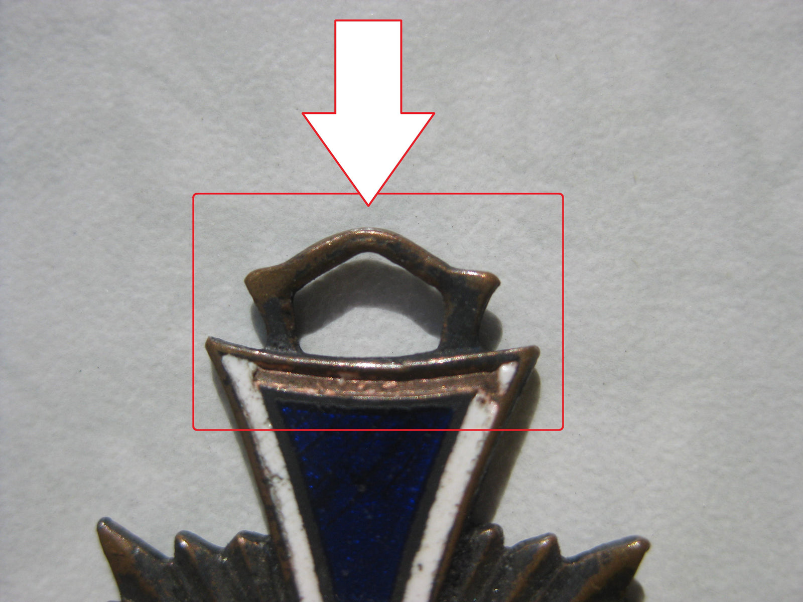 Seltene Variante!! Ehrenkreuz der deutschen Mutter Mutterkreuz in Bronze Dritte Stufe)