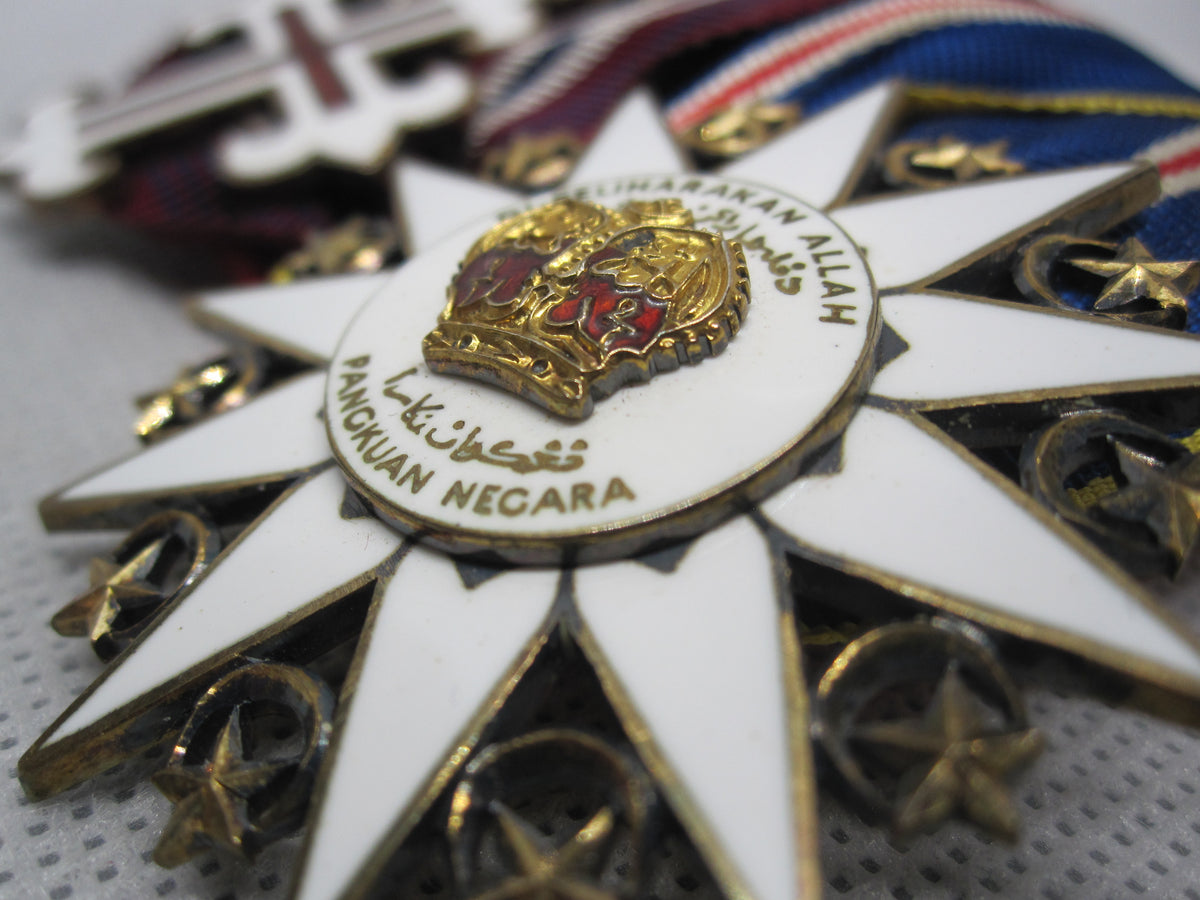 2er Feldspange Ordenspange Bundeswehr 1957 Portugal &amp; Malaysia  Militärverdienstorden