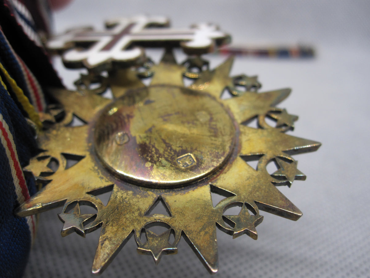 2er Feldspange Ordenspange Bundeswehr 1957 Portugal &amp; Malaysia  Militärverdienstorden