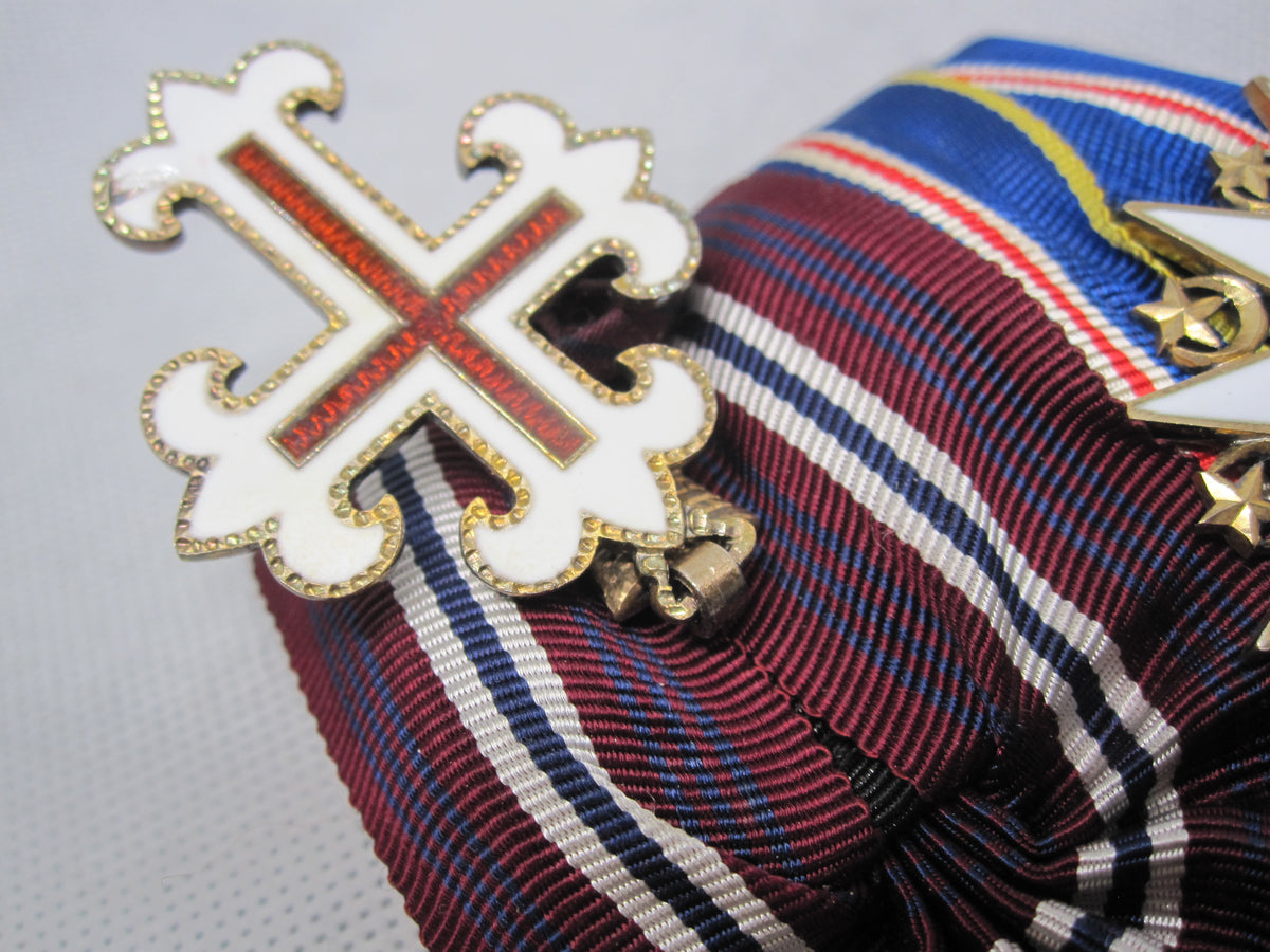 2er Feldspange Ordenspange Bundeswehr 1957 Portugal &amp; Malaysia  Militärverdienstorden