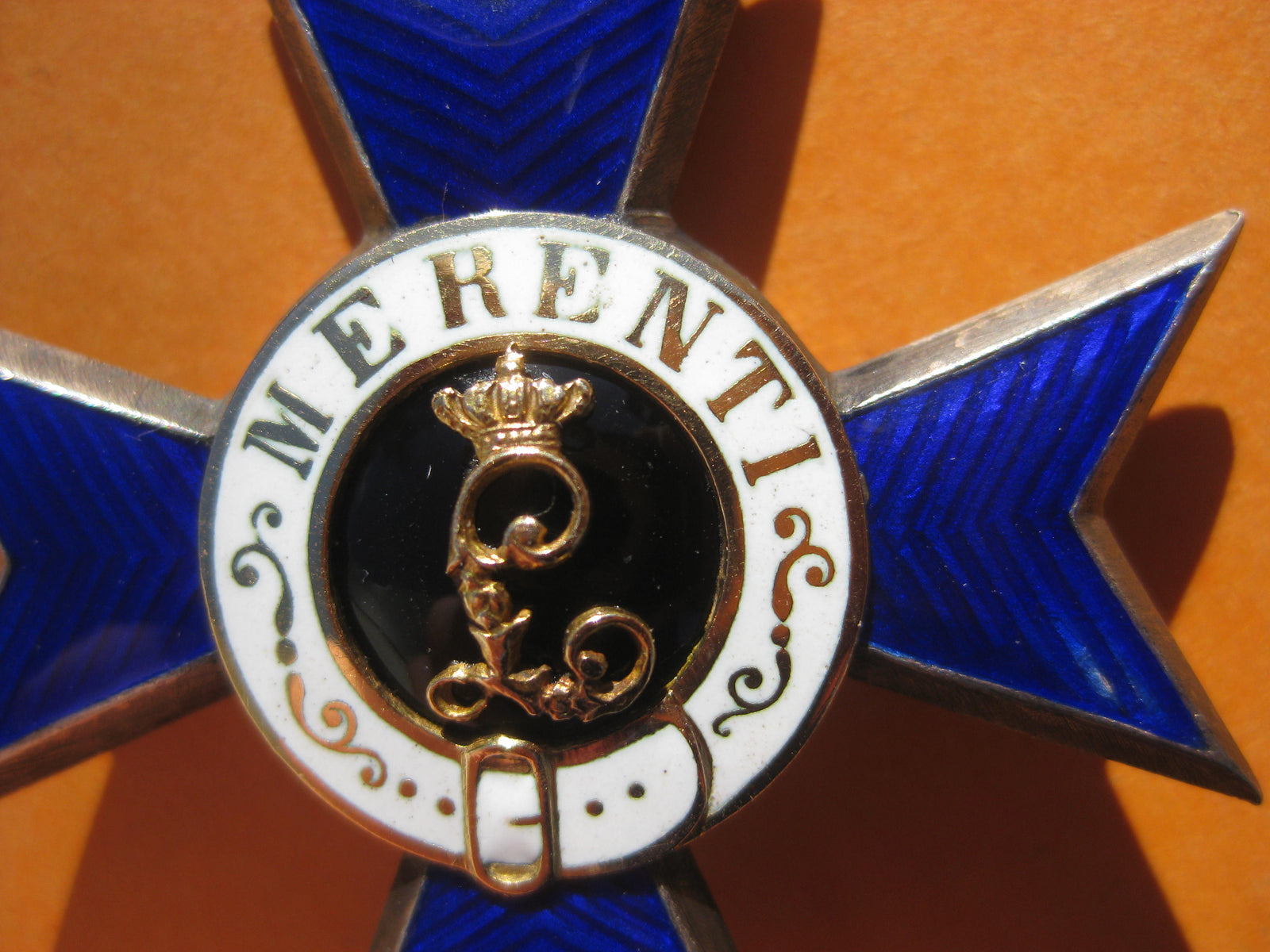 Bayern Militärverdienstkreuz des Militärverdienstordens 1.MODELL OHNE FLAMMEN !! 1866 - 1905 MVO MVK