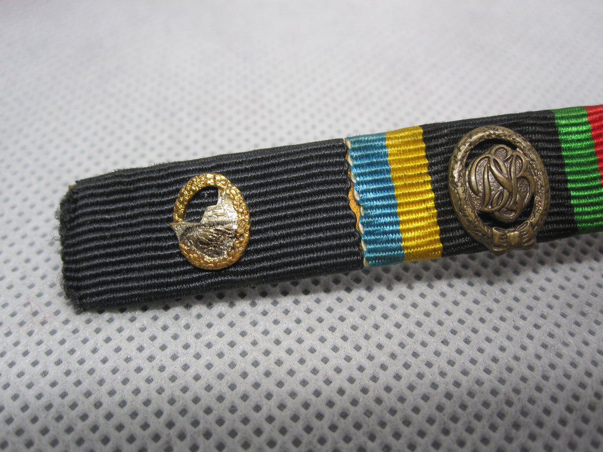 2er Feldspange Ordenspange Bundeswehr 1957 Portugal &amp; Malaysia  Militärverdienstorden