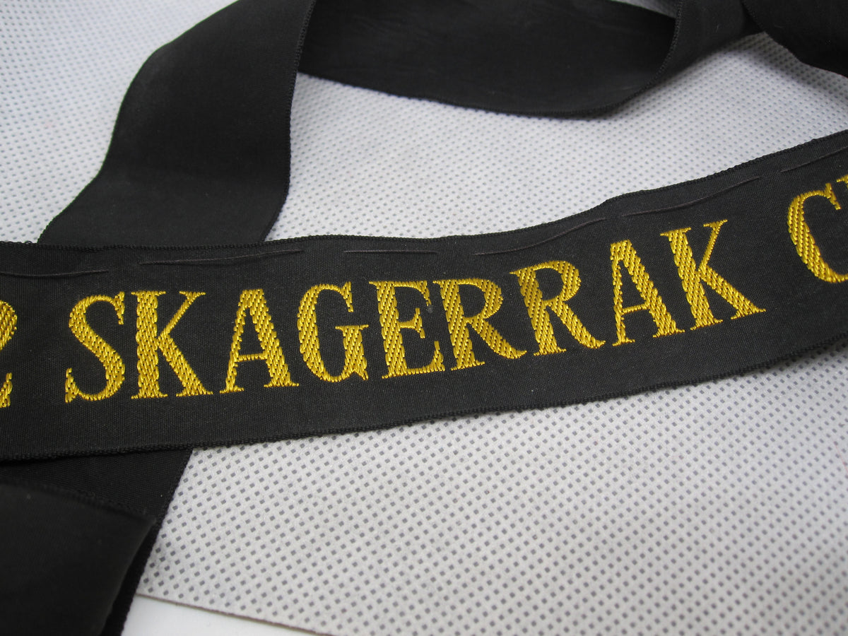 Mützenband Kriegsmarine Bundeswehr Skagerrak - Crew 1972