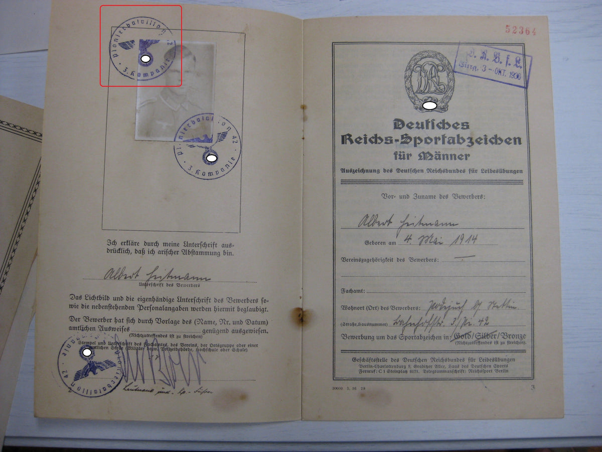 Besitzzeugnis Verleihungsurkunden Eisernes Kreuz Sturmabzeichen Ostmedaille etc etc !! Schlacht um Moskau !!