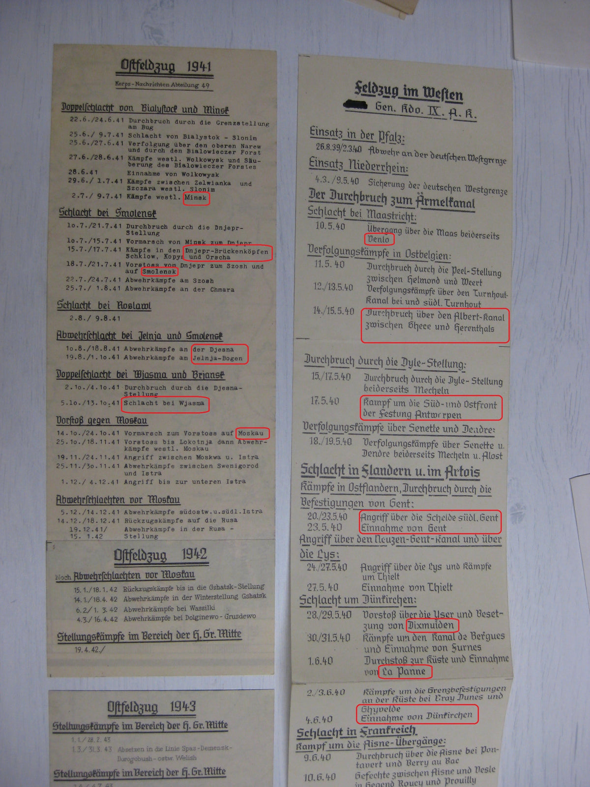 Besitzzeugnis Verleihungsurkunden Eisernes Kreuz Sturmabzeichen Ostmedaille etc etc !! Schlacht um Moskau !!