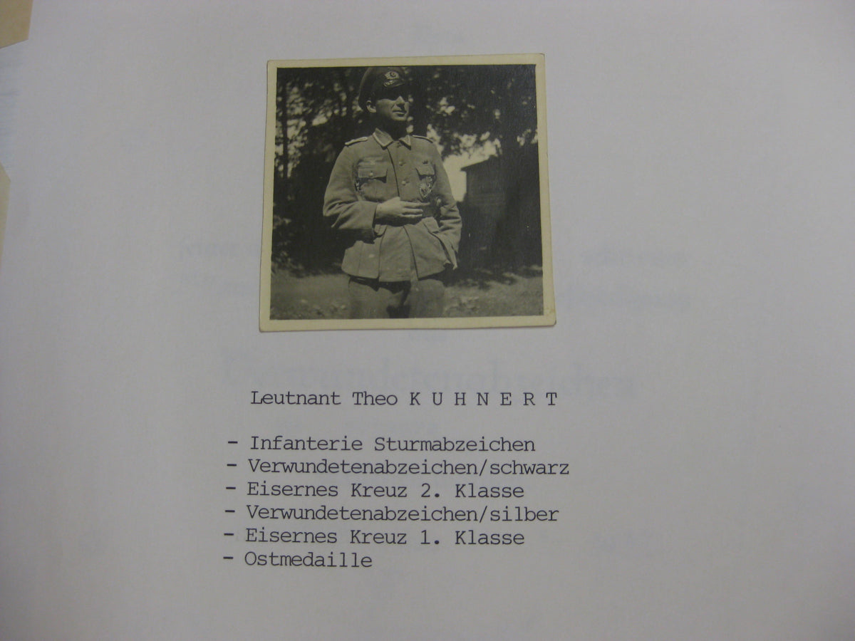 Besitzzeugnis Verleihungsurkunden Eisernes Kreuz Sturmabzeichen Ostmedaille etc etc !! Ostfront