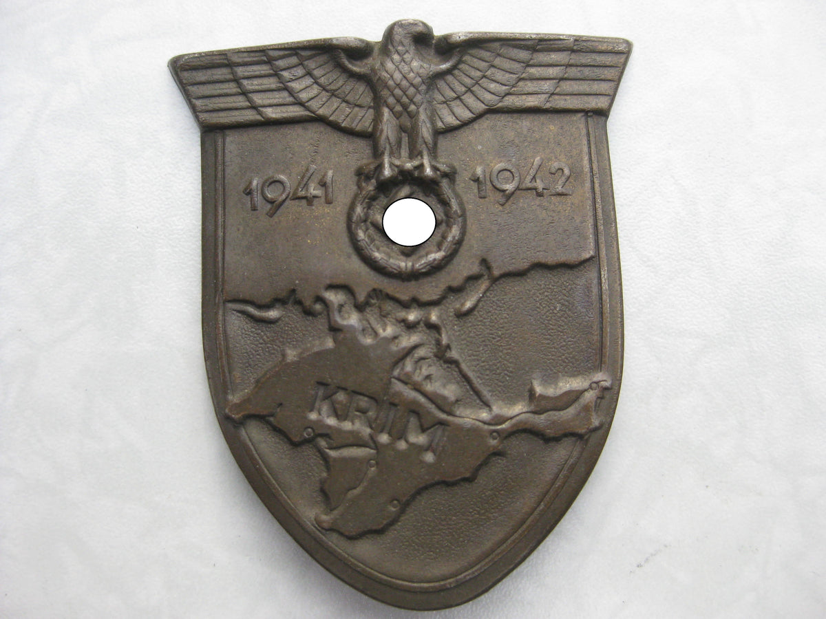 Krimschild 1941/1942 mit Trägerfoto