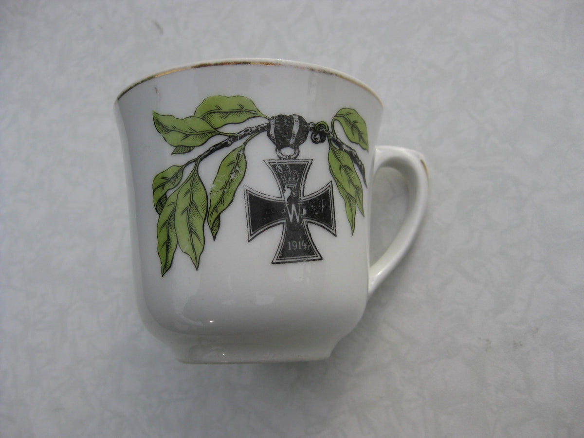 Sammeltasse Sammlertasse mit Eisernem Kreuz 1914 Porzellantasse