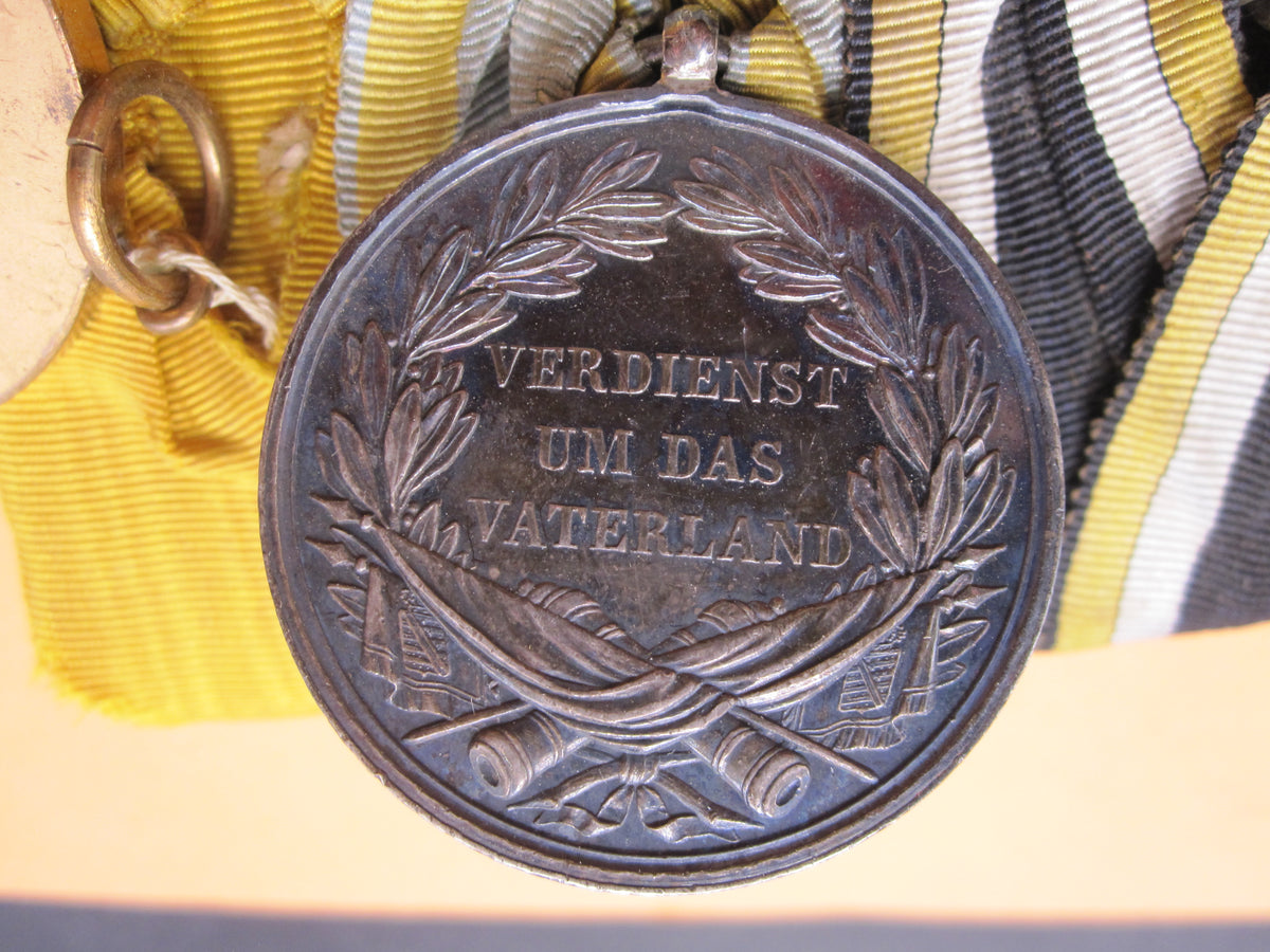 7er Ordensspange Eisernes Kreuz 1870 silberne Militär St. Heinrichs Orden Medaille Sachsen deutsch-französischer Krieg 1870/71 &amp; Krieg von 1866 !!!!!
