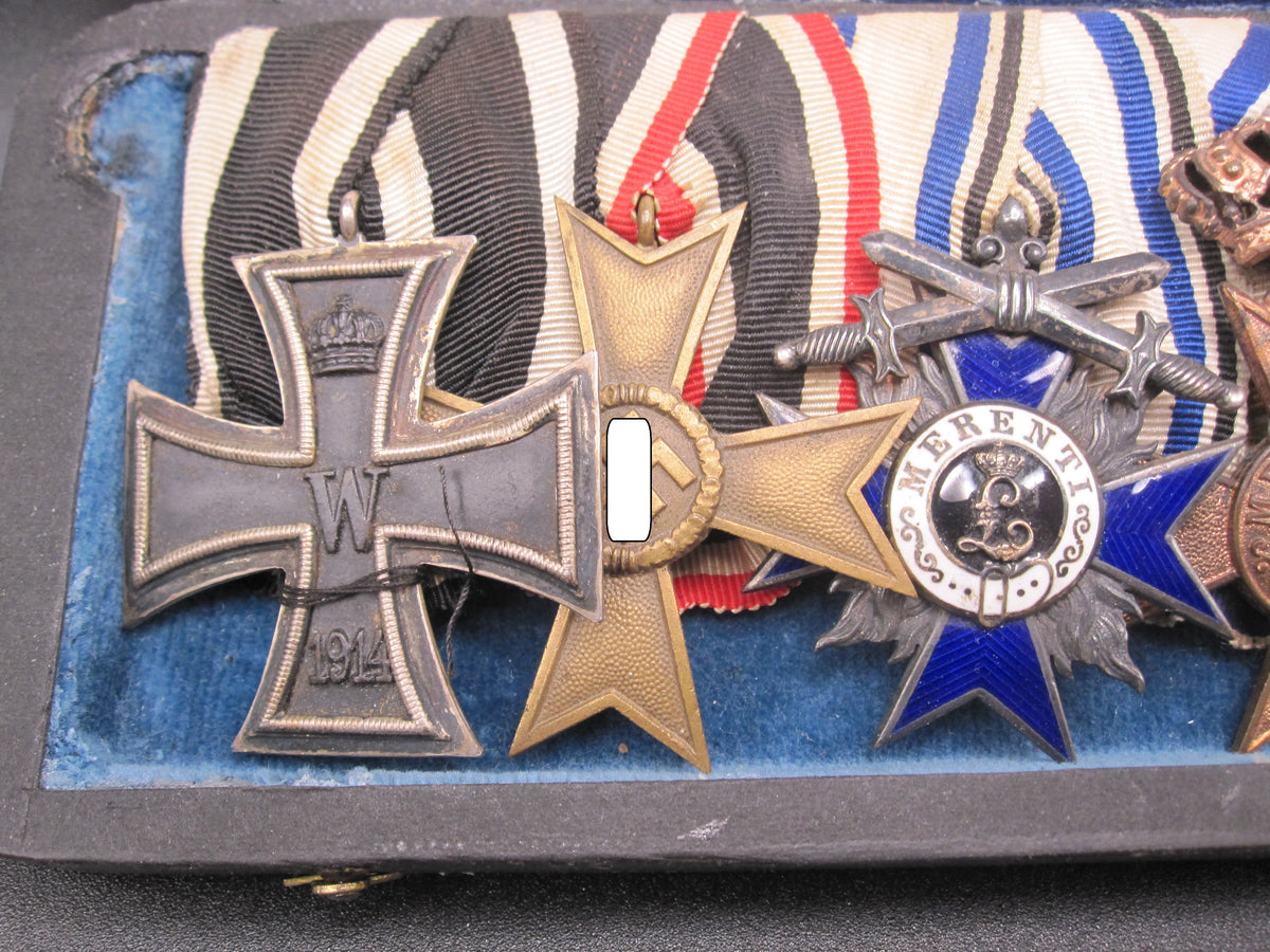 6er Ordensspange Eisernes Kreuz Preußen Bayern MVO und MVK OHNE Schwerter