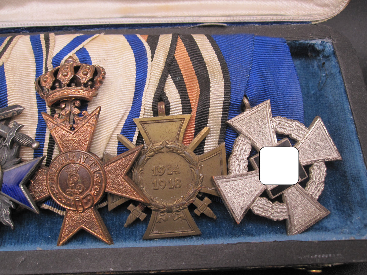 6er Ordensspange Eisernes Kreuz Preußen Bayern MVO und MVK OHNE Schwerter