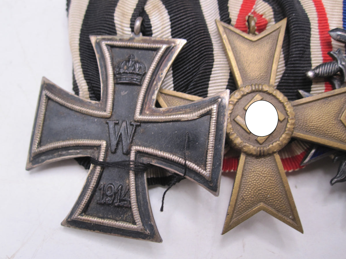 6er Ordensspange Eisernes Kreuz Preußen Bayern MVO und MVK OHNE Schwerter