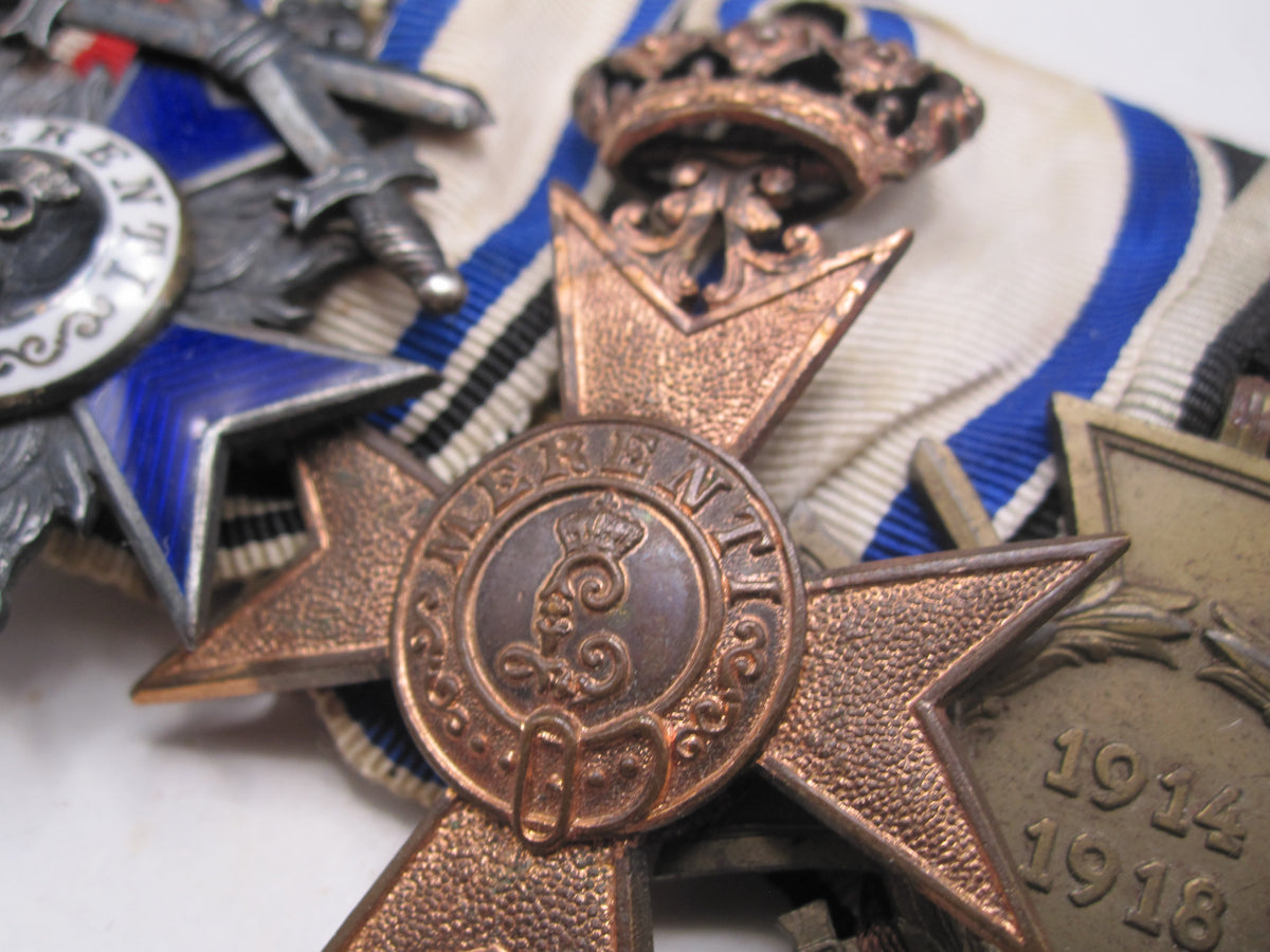 6er Ordensspange Eisernes Kreuz Preußen Bayern MVO und MVK OHNE Schwerter