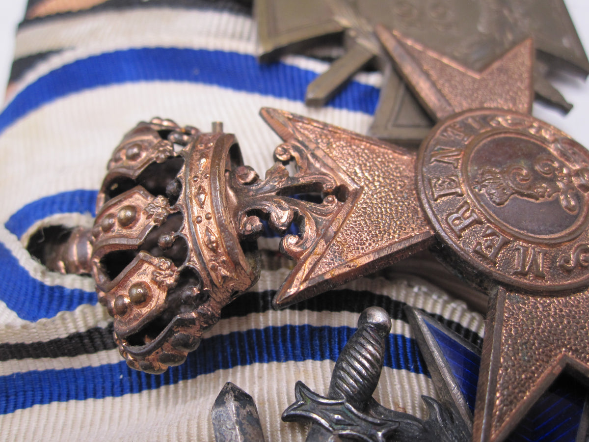 6er Ordensspange Eisernes Kreuz Preußen Bayern MVO und MVK OHNE Schwerter
