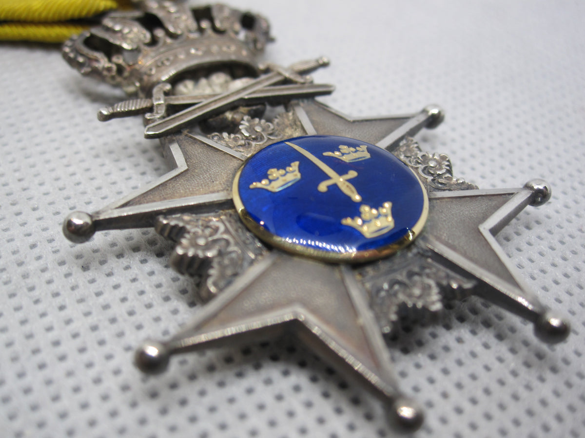 Orden Ehrenzeichen SCHWEDEN Schwertorden Ritterkreuz