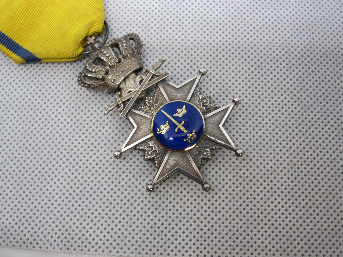 Orden Ehrenzeichen SCHWEDEN Schwertorden Ritterkreuz