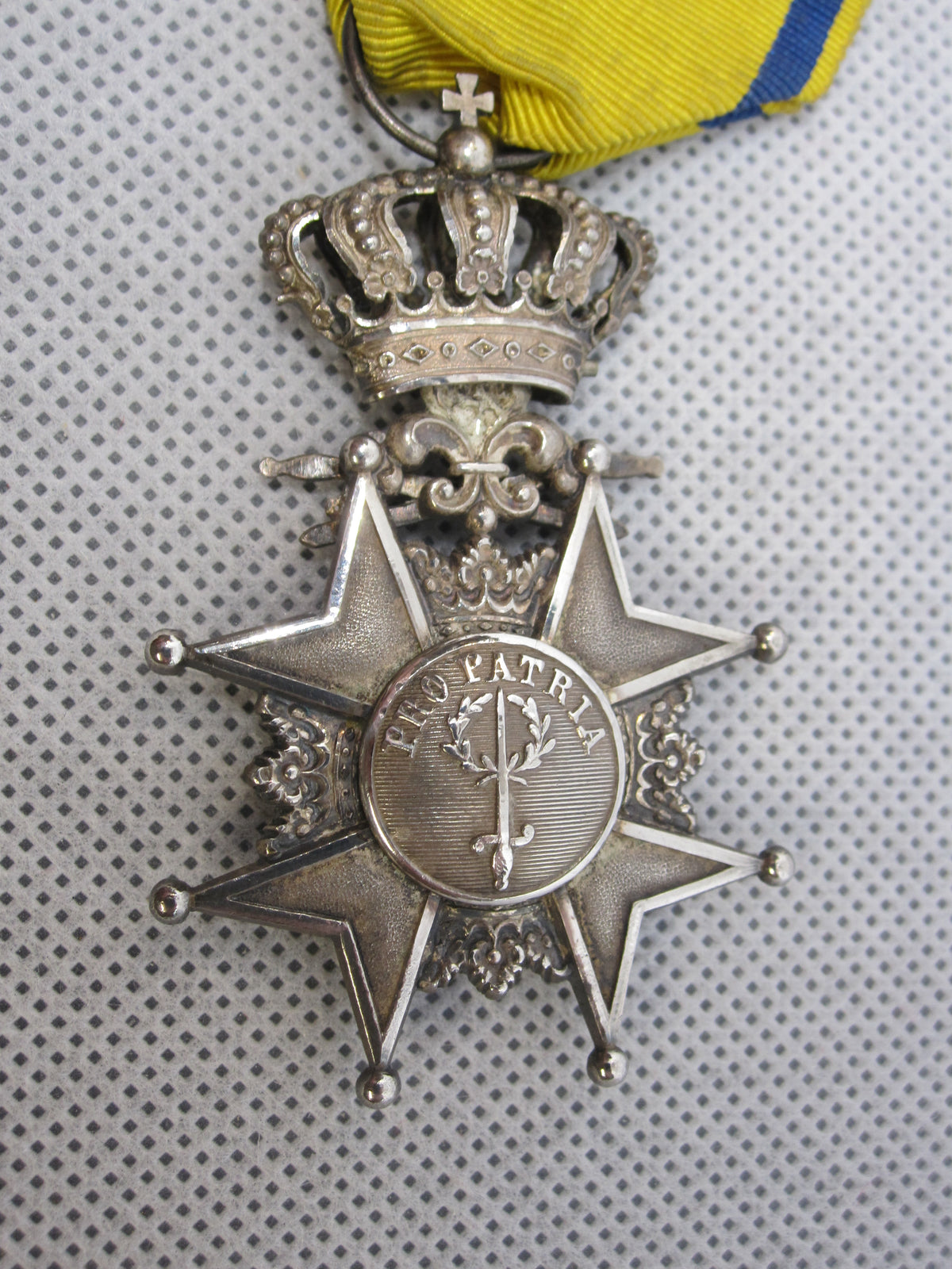 Orden Ehrenzeichen SCHWEDEN Schwertorden Ritterkreuz