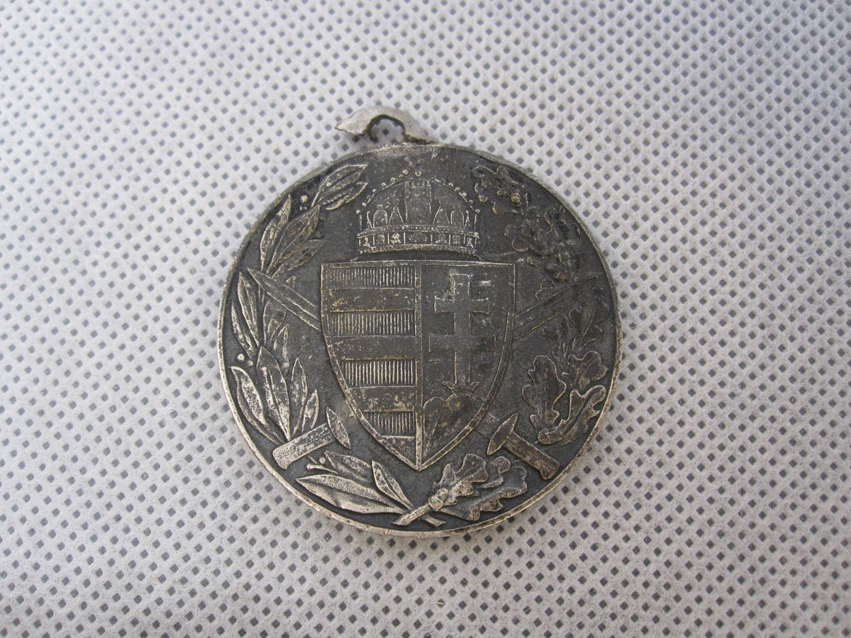 ungarische Medaille Ungarn Erinnerungsmedaille für Frontkämpfer 1914 - 1918 !! ALUMINIUM !!