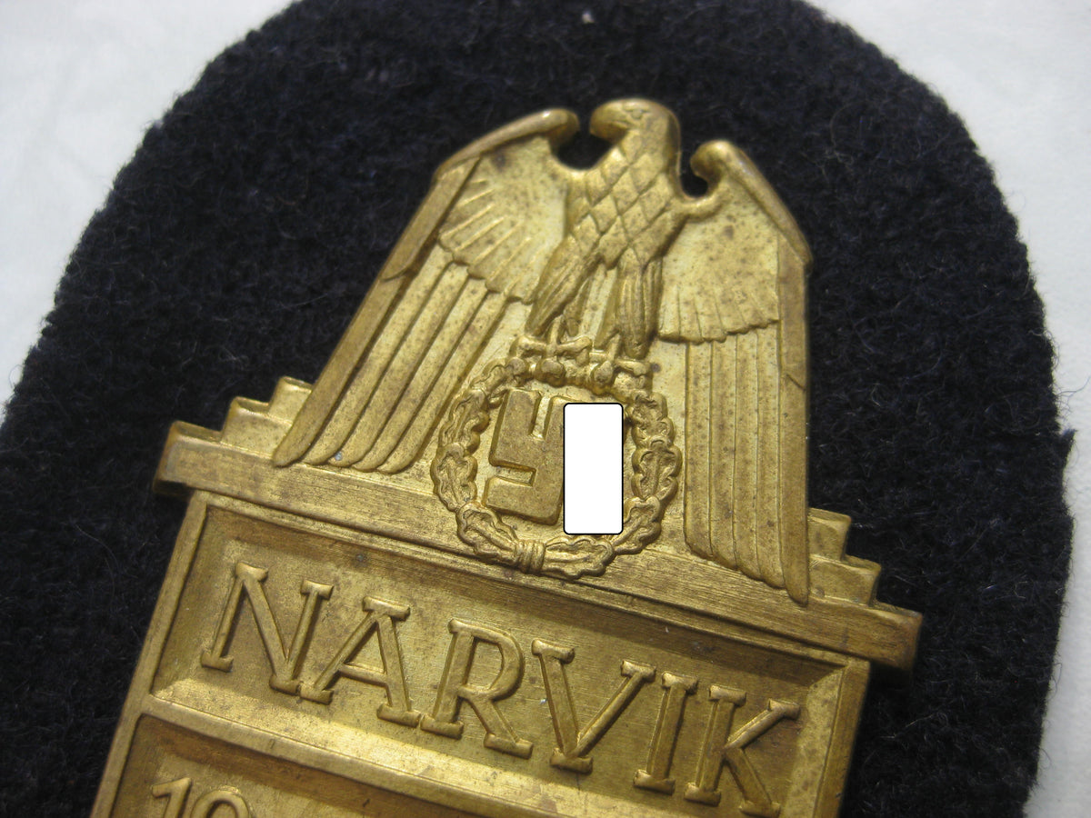 Narvikschild 1940 in Gold Kriegsmarine