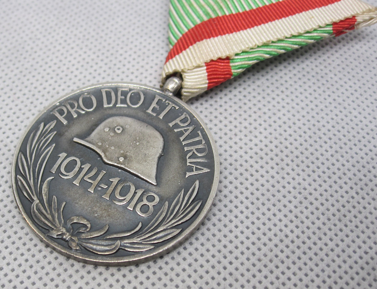 ungarische Medaille Ungarn Erinnerungsmedaille für Frontkämpfer 1914 - 1918