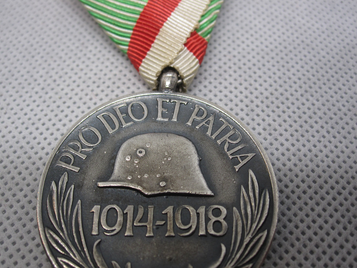 ungarische Medaille Ungarn Erinnerungsmedaille für Frontkämpfer 1914 - 1918