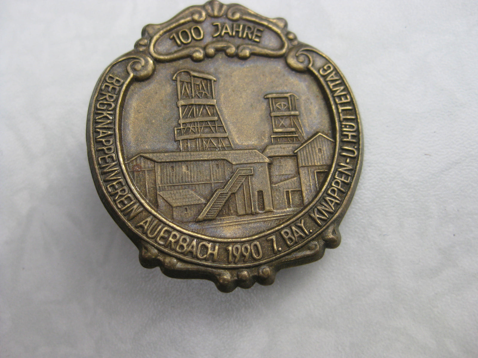 Abzeichen 100 Jahre Bergbau