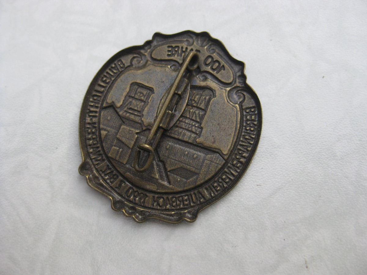 Abzeichen 100 Jahre Bergbau