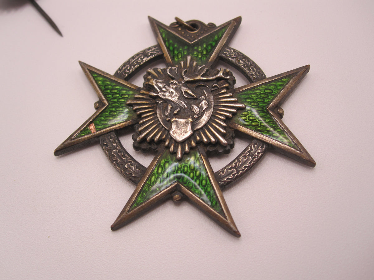 Alte Jagdabzeichen jagdliche Schützenorden Schützenmedaille Suhl Thüringen 1928