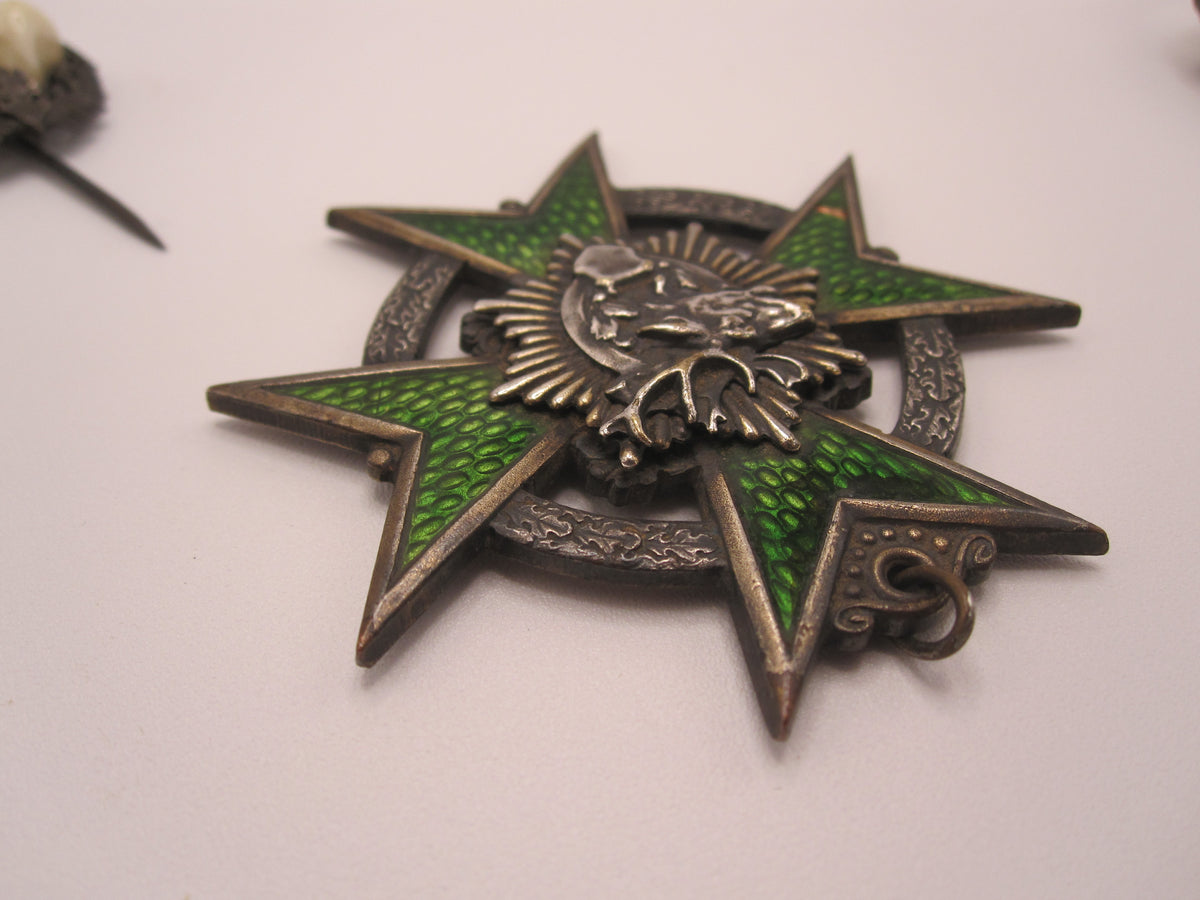 Alte Jagdabzeichen jagdliche Schützenorden Schützenmedaille Suhl Thüringen 1928