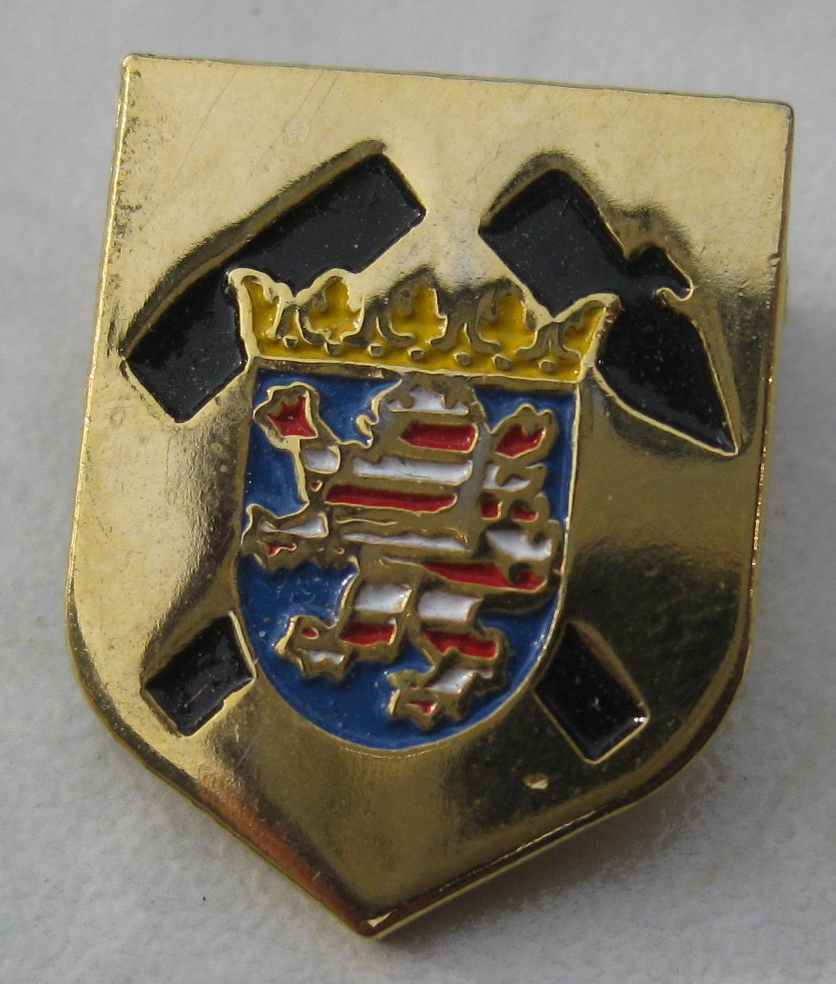 Abzeichen Zinn GmbH Heuchelheim Bergbau Miniatur