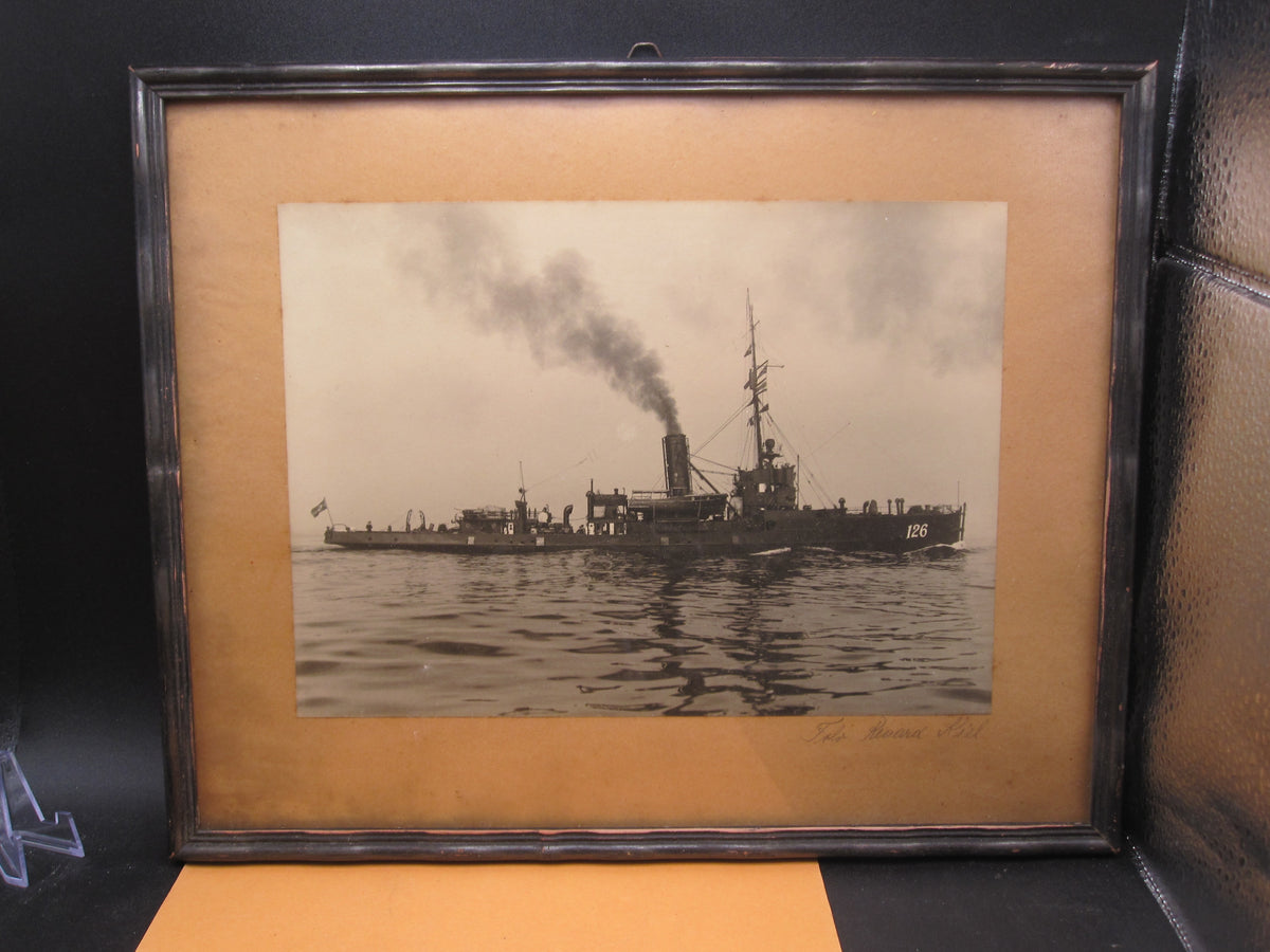 Foto Kriegsmarine Minensuchboot Jagdboot Sicherungsboot 126