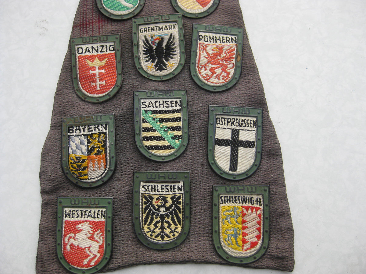 WHW Standarte Flagge Fahne Winterhilfswerk Sammlung MAINZ 1936 - 37