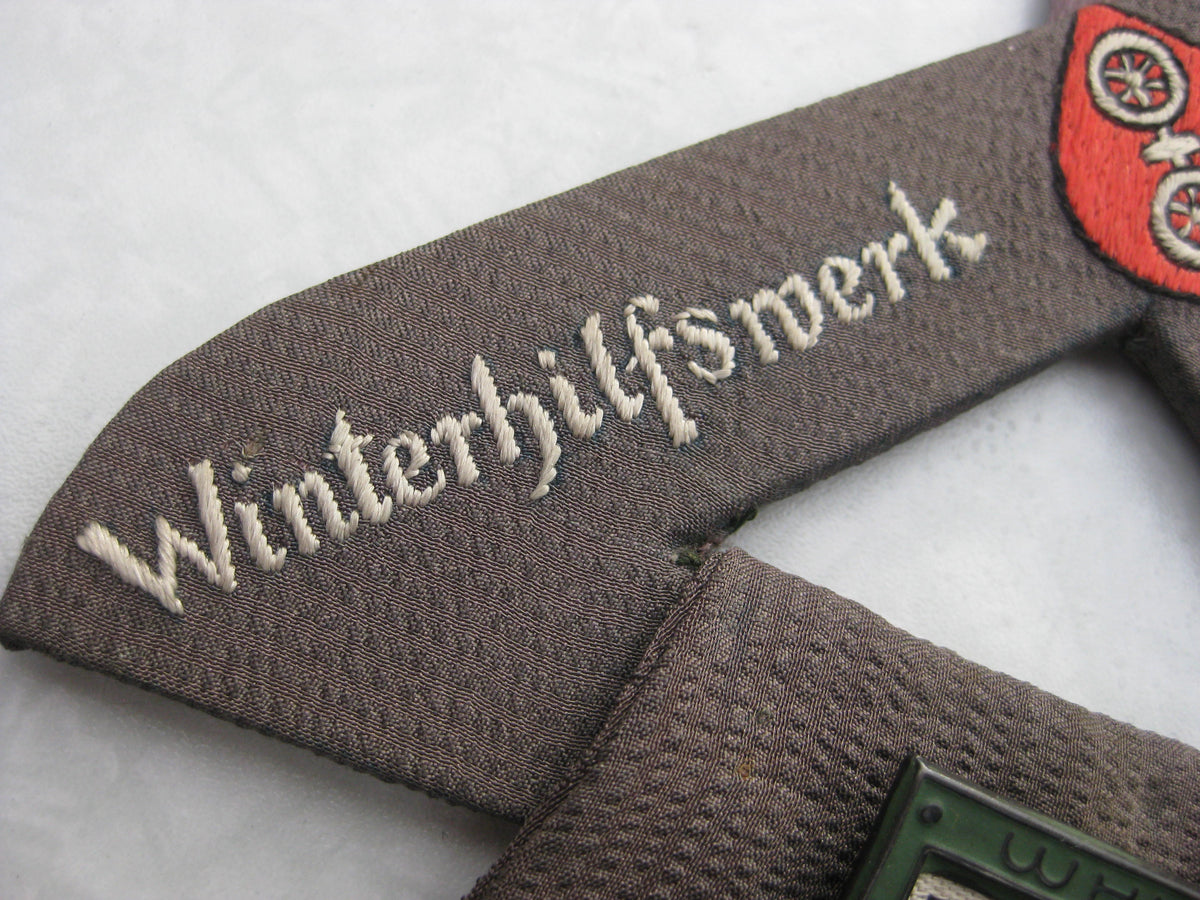 WHW Standarte Flagge Fahne Winterhilfswerk Sammlung MAINZ 1936 - 37