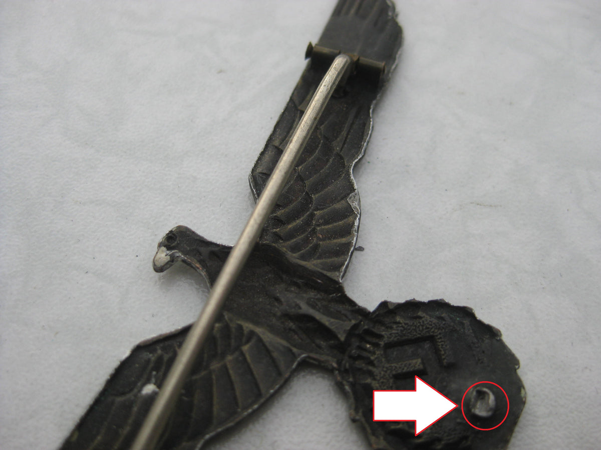 Metallbrustadler für die Sommeruniform Wehrmacht