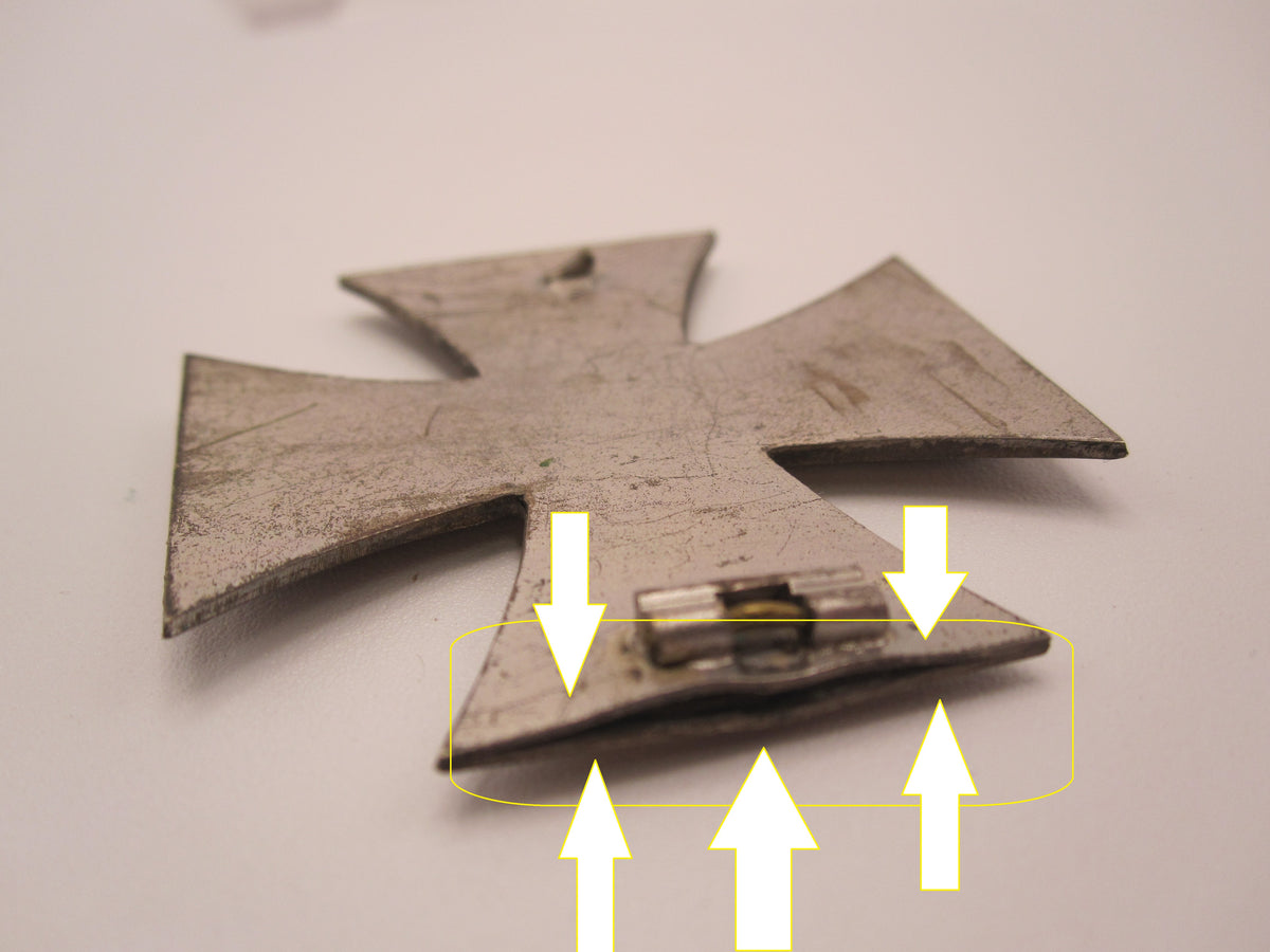 Eisernes Kreuz 1.Klasse 1939 (EK1/39) NICHT magnetisch Friedrich Linden/Lüdenscheid