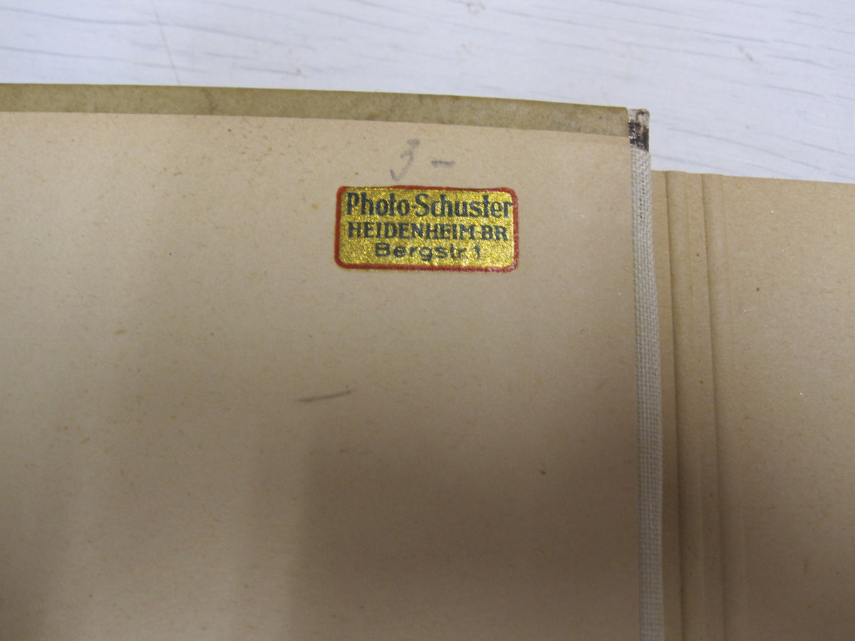 leeres Fotoalbum aus dem Besitz eines Ritterkreuzträgers der Waffen-SS