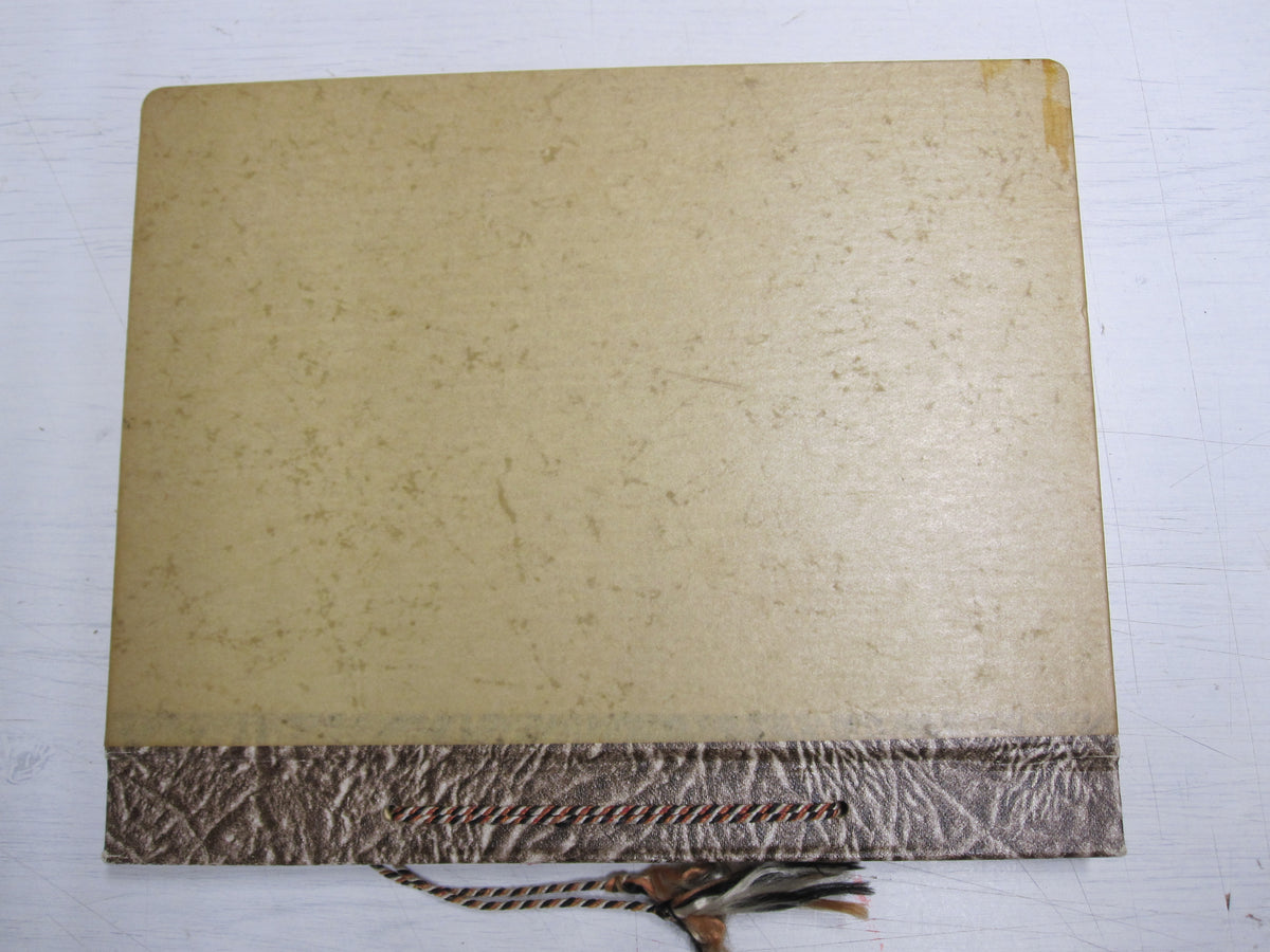 leeres Fotoalbum aus dem Besitz eines Ritterkreuzträgers der Waffen-SS