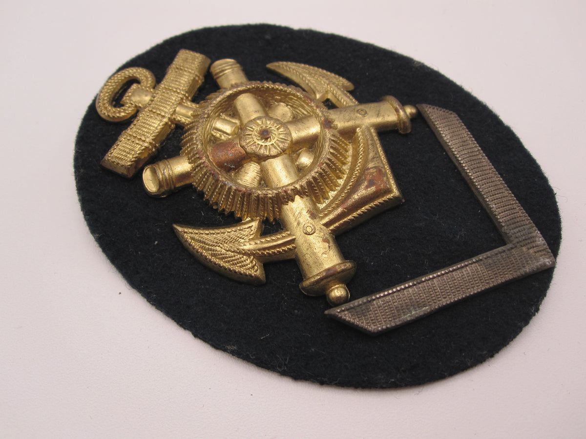 H.W.      ORIGINAL Tätigkeitsabzeichen Artillerie Mechaniker Obermaat